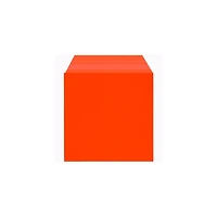 JAM Paper 6.0625" x 6.1875" Orange Cello Sleeve Envelopes, 100ct.