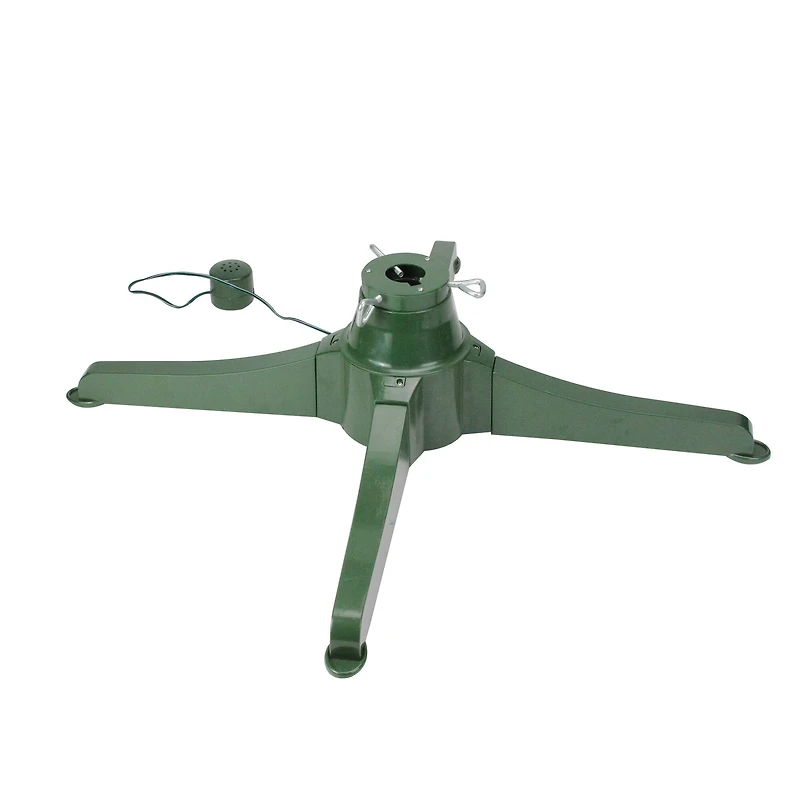 18" Green Musical Rotating Artificial Christmas Tree Stand