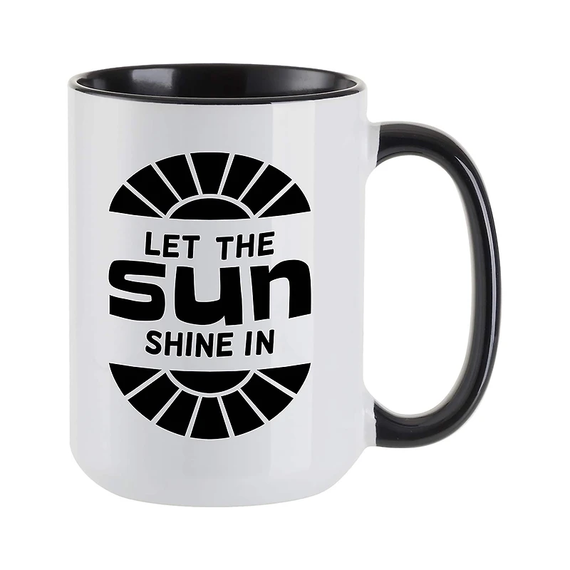 Craft Express 15oz. Black Sublimation Two Tone Mugs, 6ct.