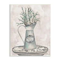 Stupell Industries Pussy Willow Botanicals Sweet Tea Country Jar Painting Wall Plaque
