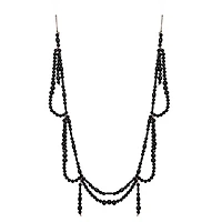 6ft. Black Wood Beaded Garland by Ashland®