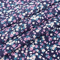 SINGER Spring Purple Floral Cotton Fabric Bundle