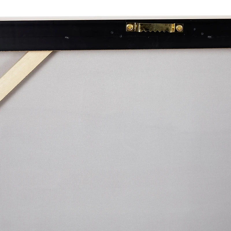 Gold Contemporary Abstract Canvas Wall Art, 20" x 59"