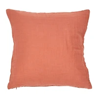 Hello Honey® Rose with Gold Foil Dots Double Cloth Pleated Cotton Pillow