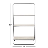 36" Iron Farmhouse Shelving Unit