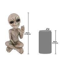 Design Toscano 8.5" Greetings Earthlings UFO Alien Statue