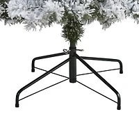 8ft. Unlit Flocked West Virginia Fir Artificial Christmas Tree