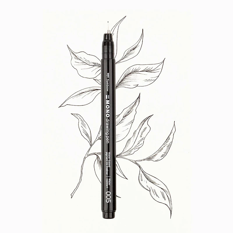 Tombow MONO 005 Black Drawing Pens, 2ct.