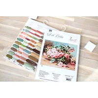 Luca-S Basket of Roses Counted Cross Stitch Kit