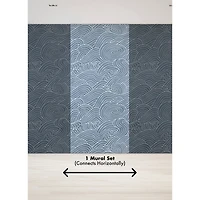 Katie Hunt Ocean Blue Waves Wall Mural