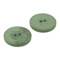 Dritz® 23mm Recycled Hemp Round Floral Button