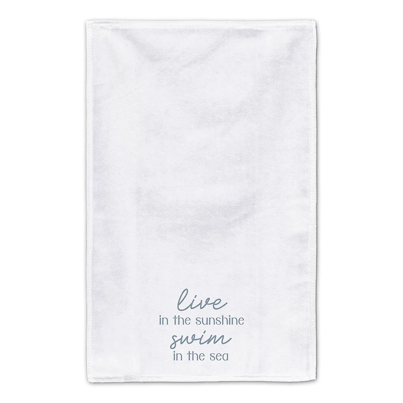 Live In The Sunshine Swim In The Sea Tea Towel Set
