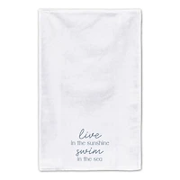 Live In The Sunshine Swim In The Sea Tea Towel Set