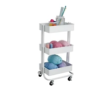 Lexington 3-Tier Rolling Cart by Simply Tidy