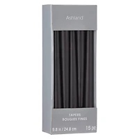 Basic Elements™ Black Unscented Taper Party Pack By Ashland®