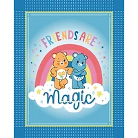 Care Bears™ 43" x 55" Friends Are Magic No Sew Fleece Throw Kit