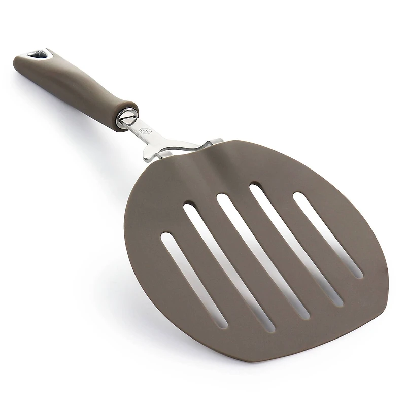 Martha Stewart Large Taupe Nylon Slotted Spatula