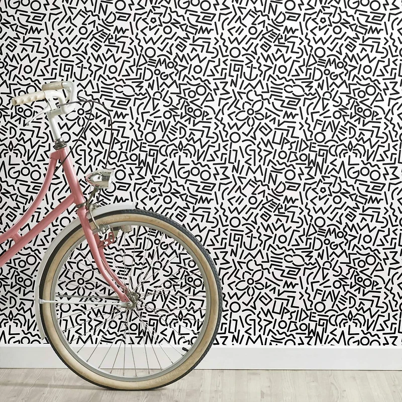 RoomMates Stranger Things Doodles Peel & Stick Wallpaper