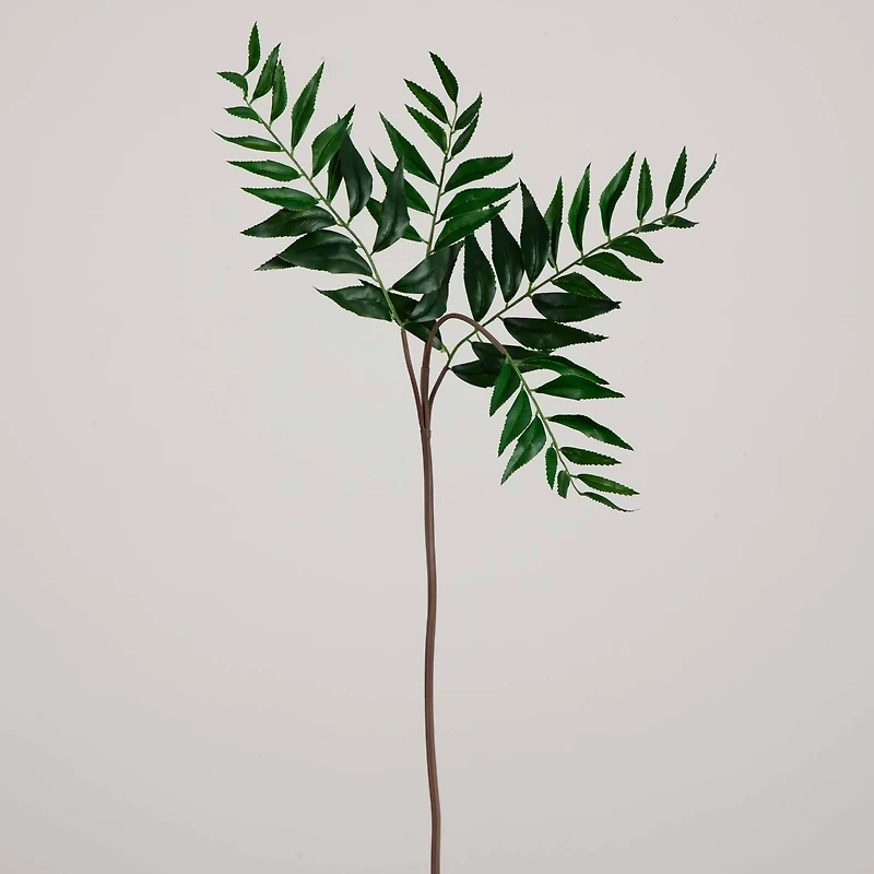 38" Green Palmate Fern Stems, 3ct.