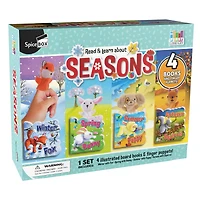SpiceBox First Library Four Seasons Die-Cut Board Book Set