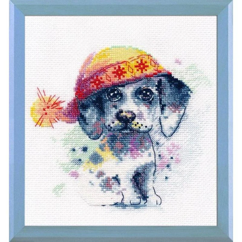 Oven Cute Puppy Cross Stitch Kit