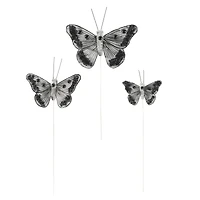 Black Bead Butterfly Set by Ashland®