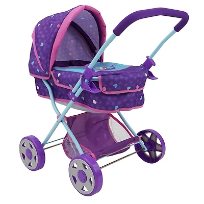 509 Crew Mermaid Doll Pram with Retractable Large Canopy