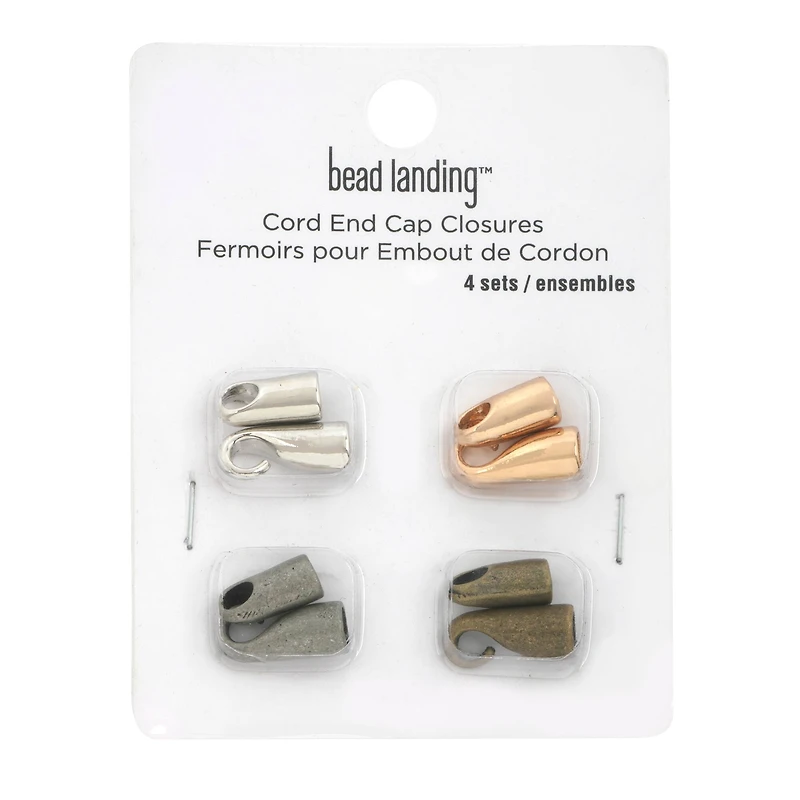 7mm Cord End Cap Closure Sets by Bead Landing™