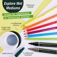 Faber-Castell® Wet Mediums Art & Graphic Try It Box Set