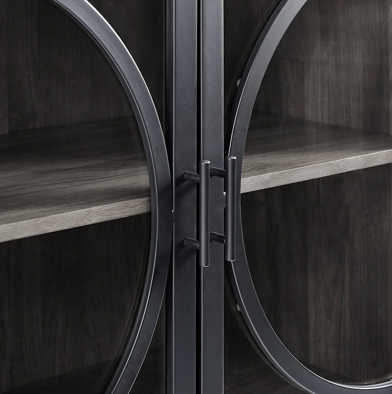 Walker Edison 30" Slate Grey Industrial Storage Cabinet