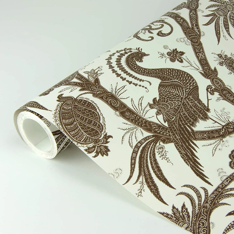 Scalamandre Java Balinese Peacock Peel & Stick Wallpaper