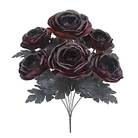 Black-Red Glittery Ranunculus Bush by Ashland®