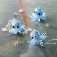 Blue Octopus Lampwork Glass Bead Mix by Bead Landing™