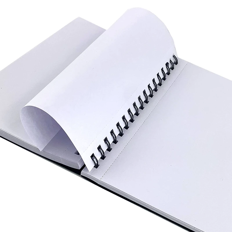 ArtSkills® Black Spiral Sketchbook with Perforated Pages, 6" x 9"