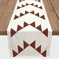 Triangle Arrows 16" x 90" Cotton Twill Runner