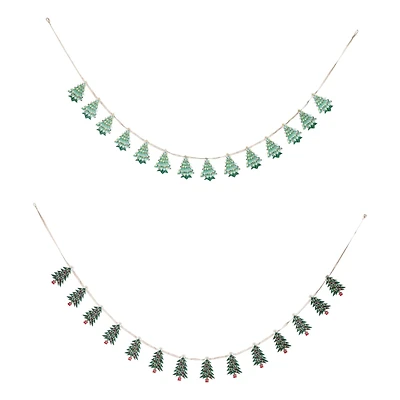 Hello Honey® 6ft. Multicolor Paper Tree Garlands Set