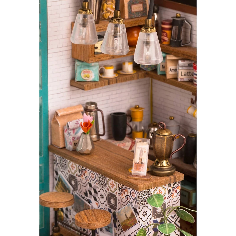 Rolife® Simon's Coffee Shop DIY Miniature House Kit