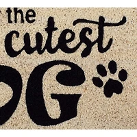 DII® World's Cutest Dog Doormat