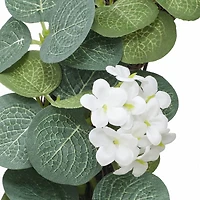 Mini White Blossom Wreath by Ashland®