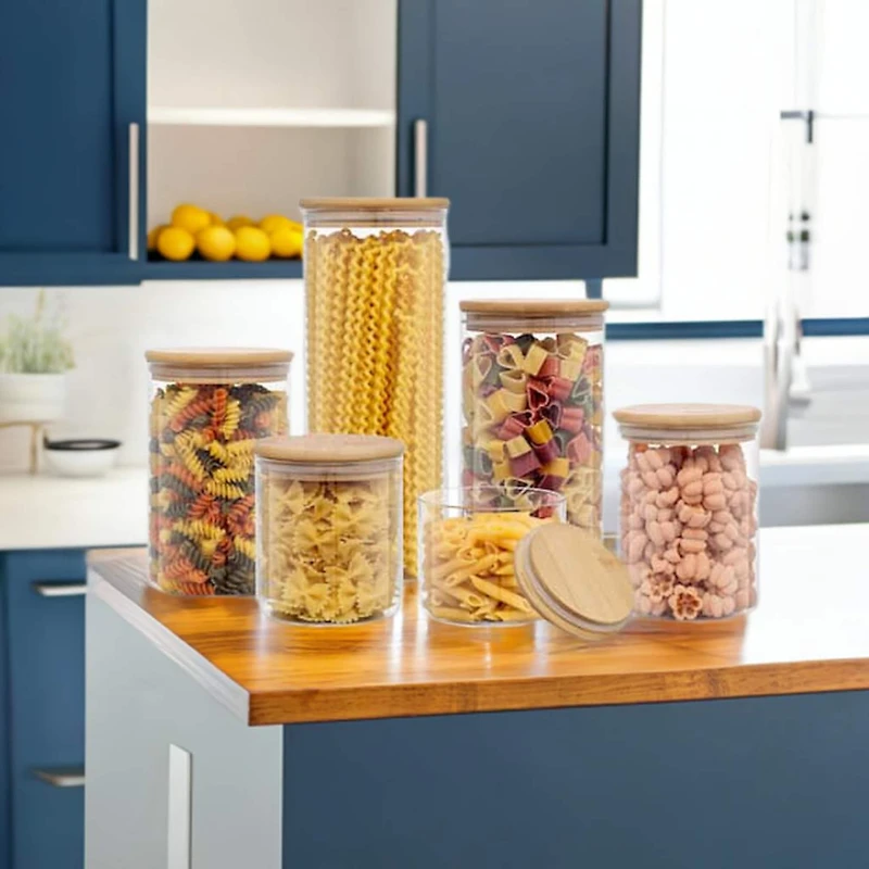 JoyJolt® Airtight Storage Jars with Clamp Lids Set