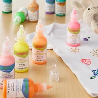 Scribbles® Shiny Rainbow 3D Fabric Paint Set