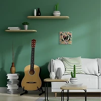 Stupell Industries Butterfly On Pink Blue Pattern Abstract Design,12" x 12