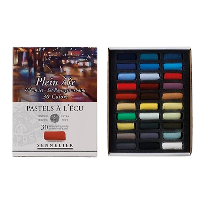 Sennelier Plein Urban Landscape Air Extra-Soft Pastel Half Stick 30 Color Set
