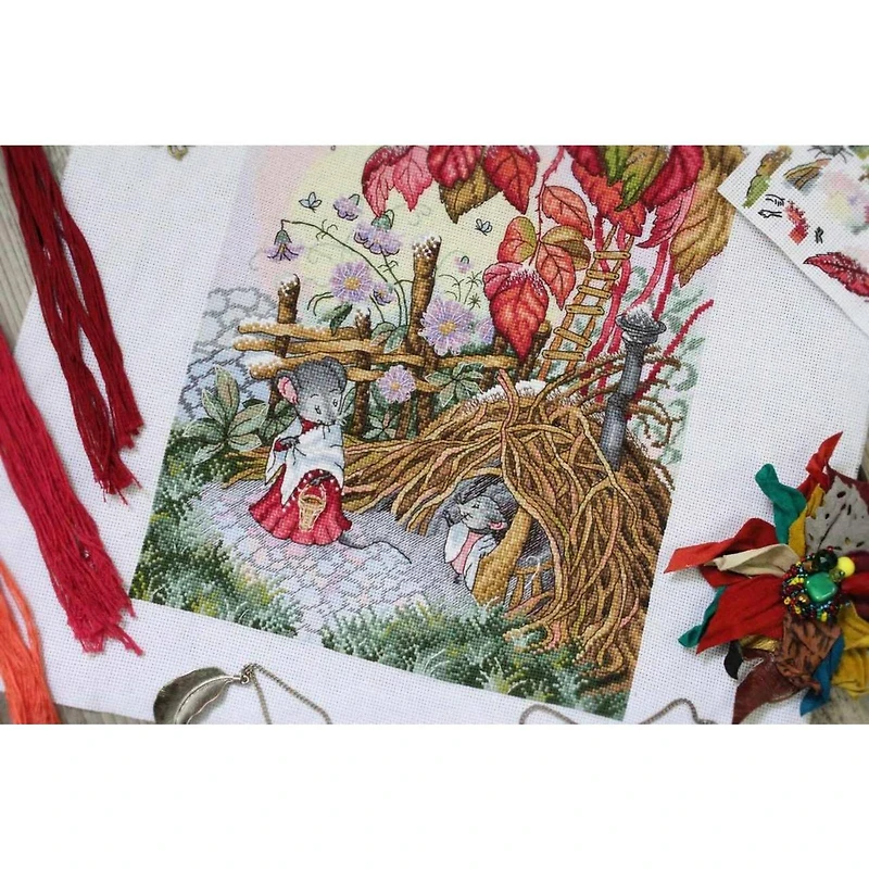 Mp Studia Autumn Morning Cross Stitch Kit