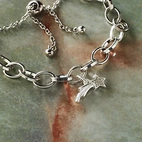 Silver Plated Shooting Star Charm by Bead Landing™