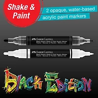 Faber-Castell® Black Edition Shake & Paint Markers Set