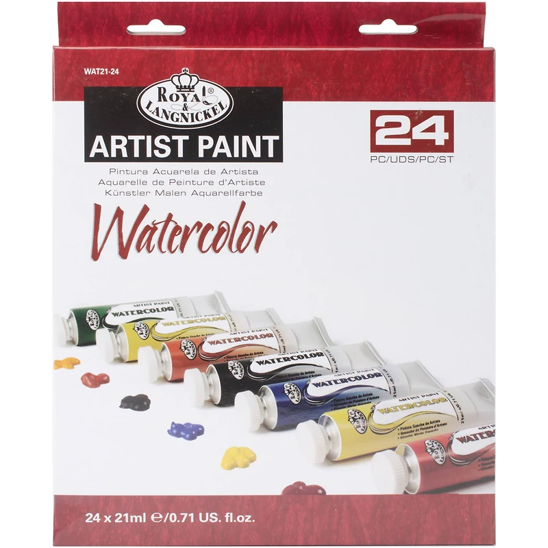 Royal & Langnickel® Artist Color 24 Color Watercolor Paint Set
