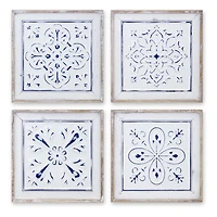 Ceiling Tile Wall Plaque Set, 4ct.
