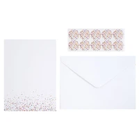 12 Packs: 10 ct. (120 total) 5" x 7" Confetti Flat Cards & Envelopes by Recollections™