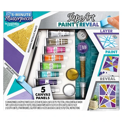 ArtSkills® 5-Minute Masterpieces Tape Art Paint and Reveal